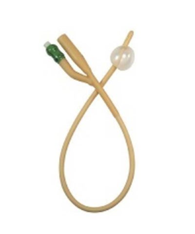 2-Way Balloon Foley Catheter, Green, 14fr