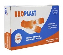 Plastic Adhesive Bandages, 19mm x 75mm