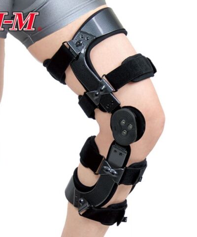 Active knee ligament brace w/ROM hinge