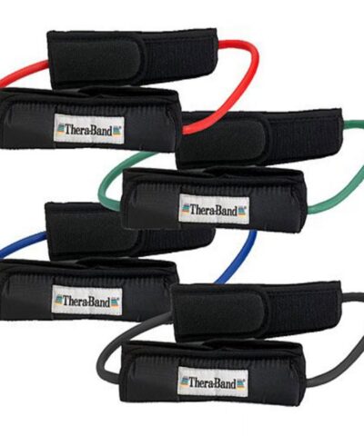 Theraband Resistance Tubing Loops with Padded Cuffs