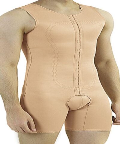 Yoga Mens Body Suit With Front Closure - Mid Thigh Length 3009/3041 Y AB