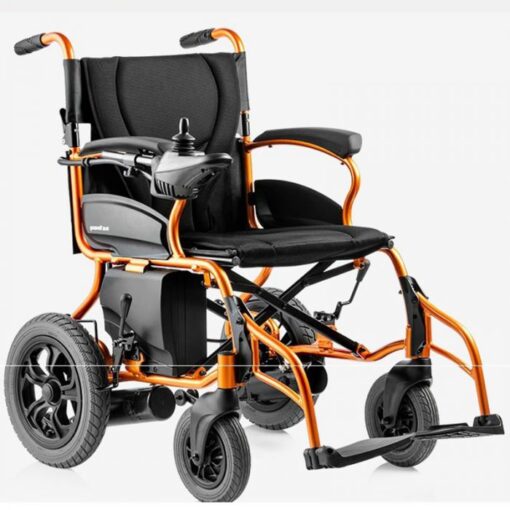 Yuwell Aluminum Foldable Power Wheelchair - 18 Inches