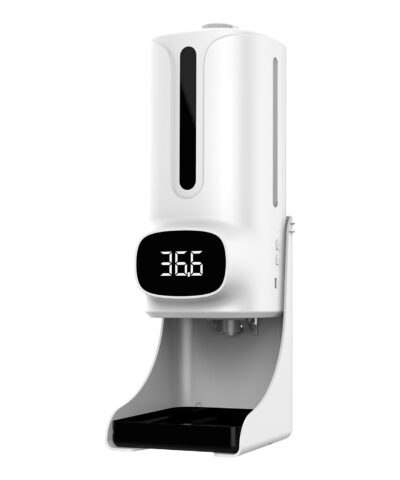 K9 X Sanitizer dispenser with thermometer