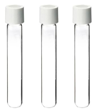 Test Tube Glass Borosilicate (16 X 100MM MEDIUM WALL RIMLESS AUTOCLAVABLE IDEAL FOR CULTURE WORK)