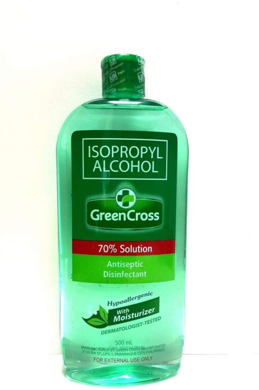 Green Cross Isopropyl Alcohol with Moisturizer - 500ml