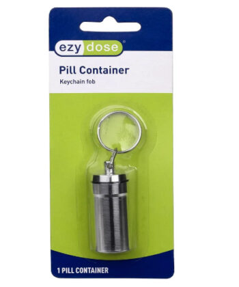 Apothecary Ezydose Pill Storage Container Keychain Fob