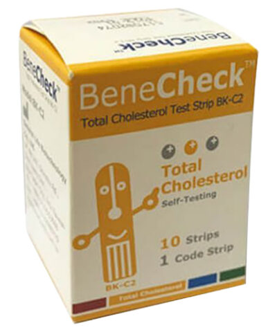 Benecheck Plus Total Cholesterol Test Strip 10 per Box