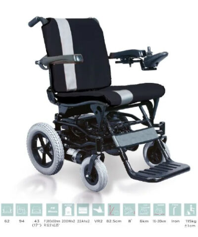 Karma Electric Wheel Chair Black-S.Black-Kp-10.3