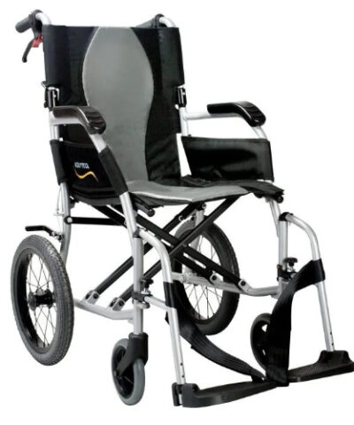 Karma Ergo Lite Wheel Chair S Black P.Silver18inch-925-1802By