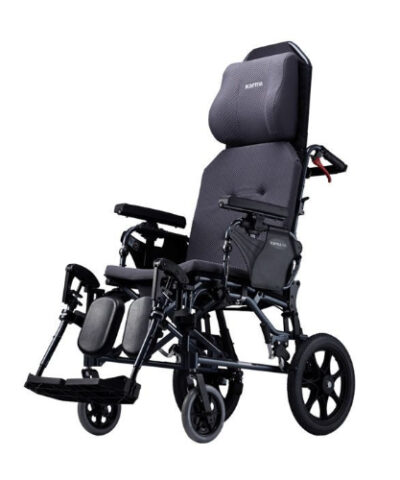 Karma Functional Wheel Chair Grey-Black18inch-Mvp-502F14Wb