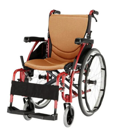 Karma S Ergo Manual Wheel Chair Orange-Red 20inch-115F24Wb-O-R