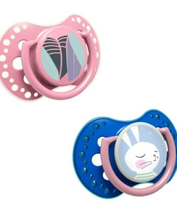 Lovi Dyn Soother Silicone 3-6M(2Pcs)Follow The Rabbit-22859G