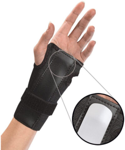 Mueller Wrist Brace With Splint Black Osfm-300