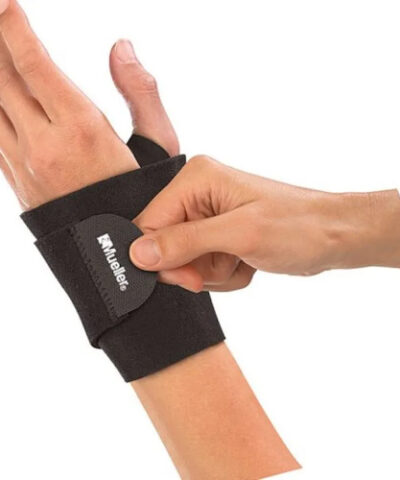 Mueller Wrist Support Wrap- Black-4505