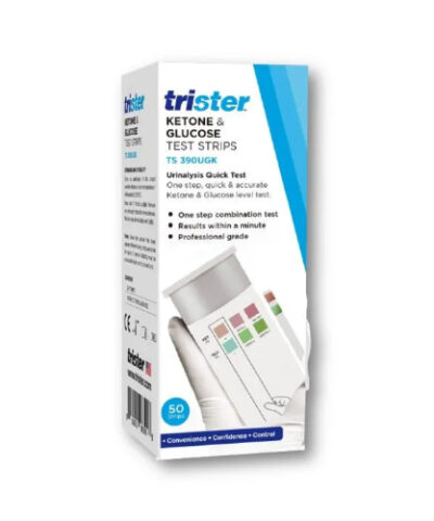 Trister Ketone & Glucose Test Strips 50S - Ts-390Ugk