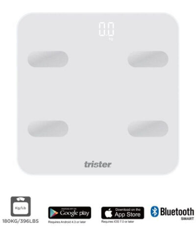 Trister Smart Body Musc Bone Bmi Scale -White 4S- Ts 430Ps-B