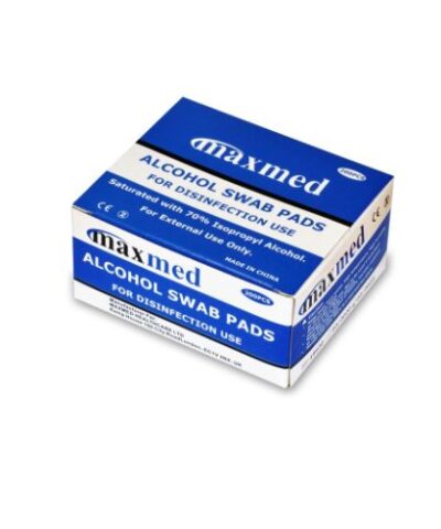 Maxmed Alcohol Swab Pads - 200 Pcs