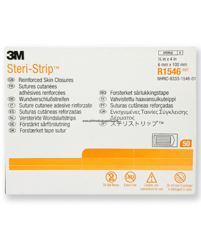 3M Steristrips Reinforce R1546   1/4 x 4''   50's