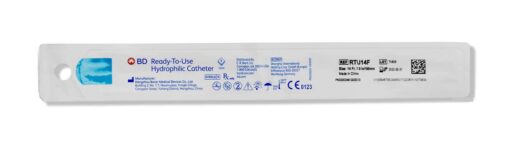 BD - Hydrophilic Nelaton Female Catheter - French Size 10