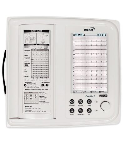 Bionet Cardio7 Interpretive 12 Channel Touch Screen Electrocardiogram ECG/EKG Machine