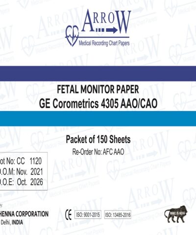 Arrow AFC AAO CTG Recording Paper 152mm x 90mm x 150 sheets (70 Packets/Box)