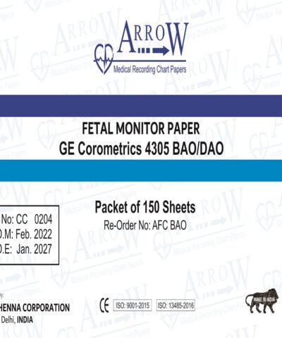 Arrow AFC BAO CTG Recording Paper 152mm x 90mm x 150 sheets (70 Packets/Box)