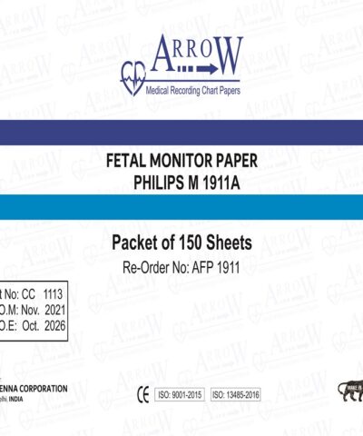 Arrow AFP 1911 CTG Recording Paper 151mm x 100mm x 150 sheets (70 Packets/Box)