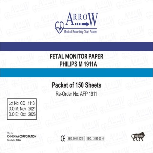 Arrow AFP 1911 CTG Recording Paper 151mm x 100mm x 150 sheets (70 Packets/Box)