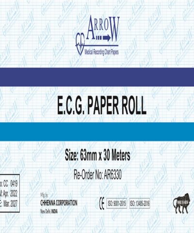 Arrow AR 6330 ECG Recording Paper 63 mm x 30 meters