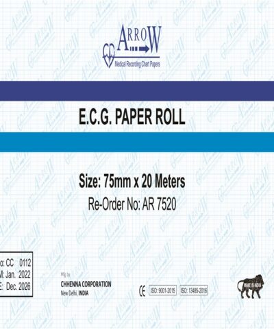 Arrow AR 7520 ECG Recording Paper 75 mm x 20 meters