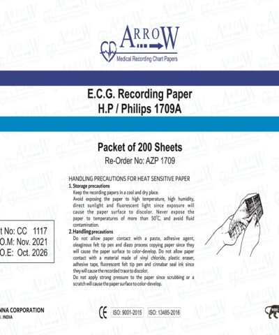 Arrow AZP 1709 ECG Paper for Philips M1709A 210x300x200