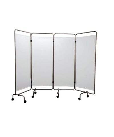 Ward Screen 4 Fold - White