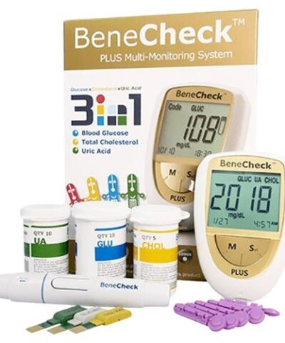 Benecheck - Plus 3 In 1 Meter Kit (Strip Glu/Ua/Chol)