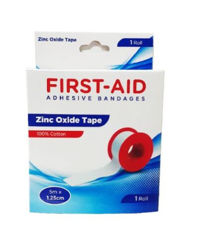 First Aid - Zinc Oxide Tape 5 x 1.25 cm 1 Roll