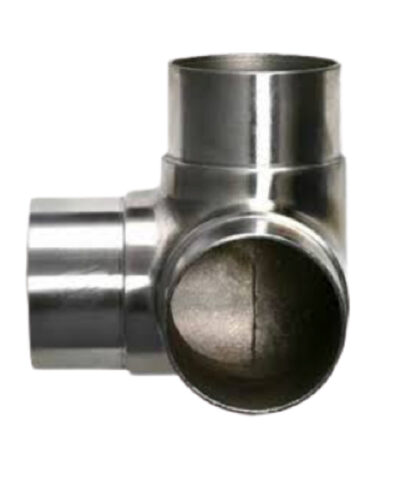 2X Y Shape Stainless Steel Rail Connector