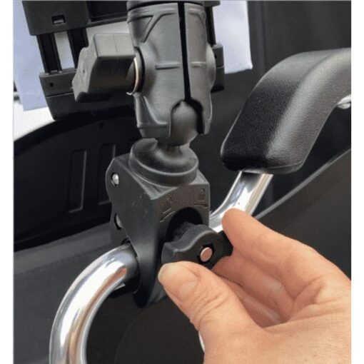 Adjustable iPad Holder For Wheelchairs