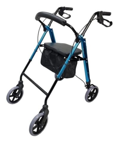 Aluminium Four Wheel Foldable Rollator Frame