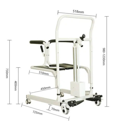 Electric and Height Adjustable Patient Transfer Chair-iMOVE 7