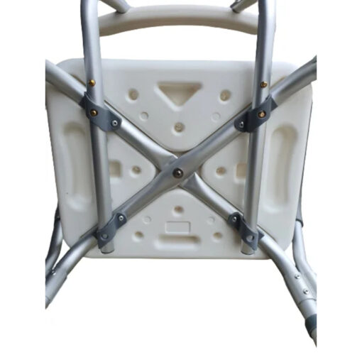 Shower Chair Stool with Adjustable and Removable Back