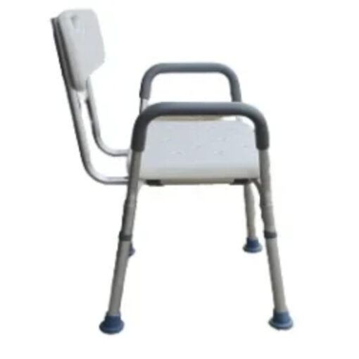 Shower Chair Stool with Adjustable and Removable Back