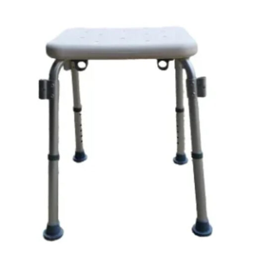 Shower Chair Stool with Adjustable and Removable Back