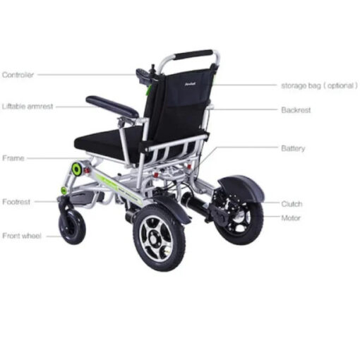 Smart App Controlling and Folding Electric Wheelchair H3T