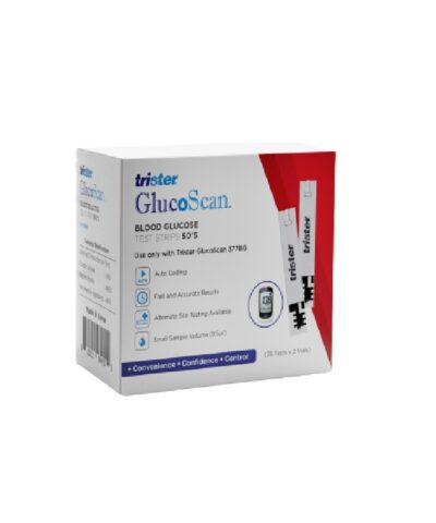 Trister TS-378BGT GlucoScan Blood Gluco Test Strips 50S