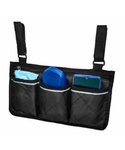 Wheelchair Side Multifunctional Armrest Organiser Bag