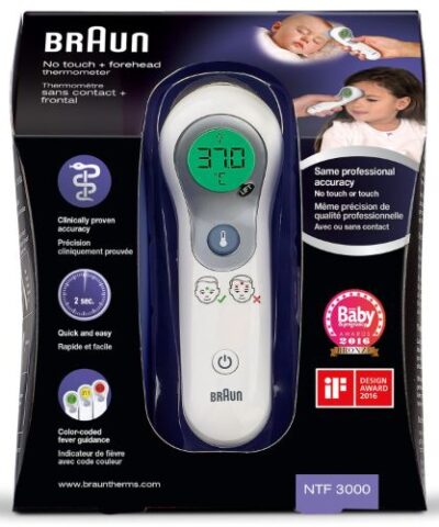 Braun - Thermometer 2 in 1 No Touch + Front