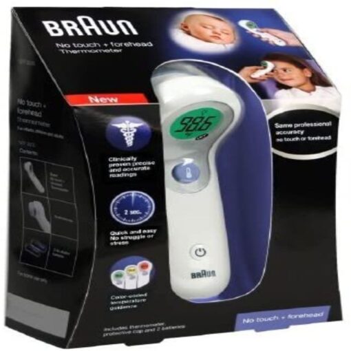 Braun - Thermometer 2 in 1 - No Touch + Front - NFT3000