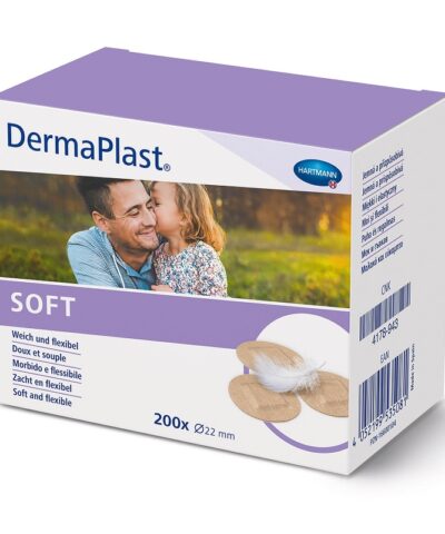 Dermaplast Soft Spots Hypoallergenic Plaster 22mm 200pcs