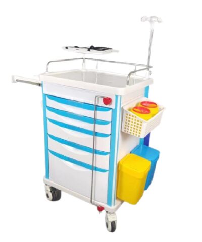 Lite Emergency Crash Cart with Accessories - BT-EY001