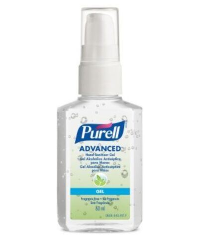 Purell - Advanced Hand Sanitizer Gel 60ml, Portable Pump Bottle - 9606-24