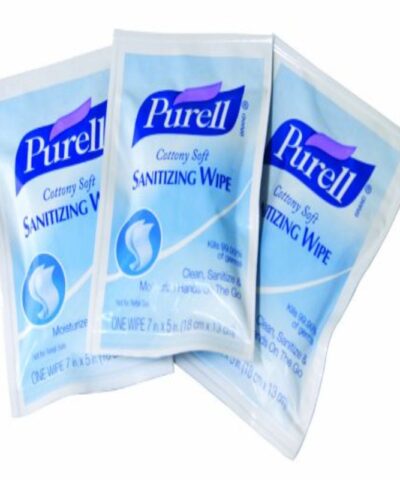 Purell - Cottony Soft Hand Sanitizing Wipes, Single Use - 9026-1M(Pack of 50)